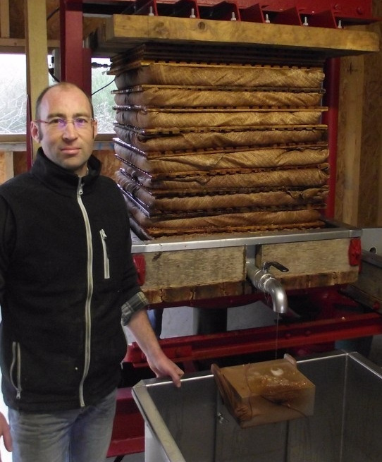 Thierry Gotter producteur de pommes biologiques